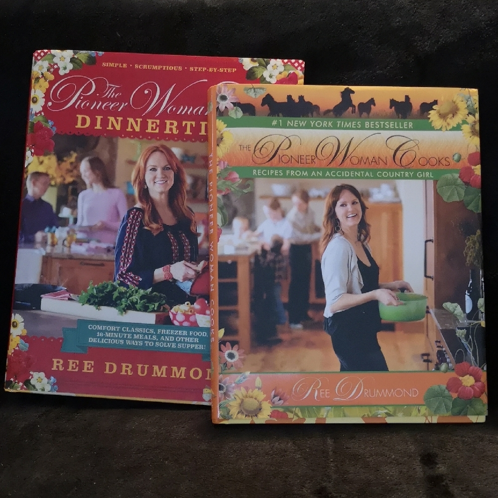 The Pioneer Woman Cookbooks Set of Two Hardcover (one First Edition) Like-new